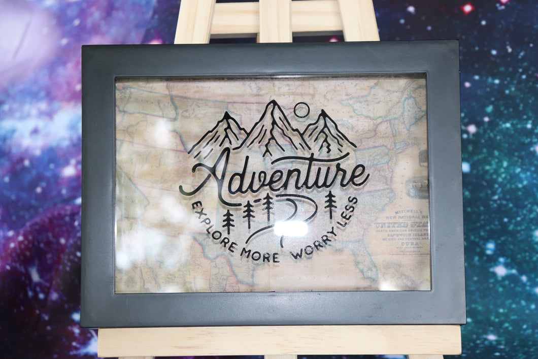 Black Frame 5x7 Shadow Box