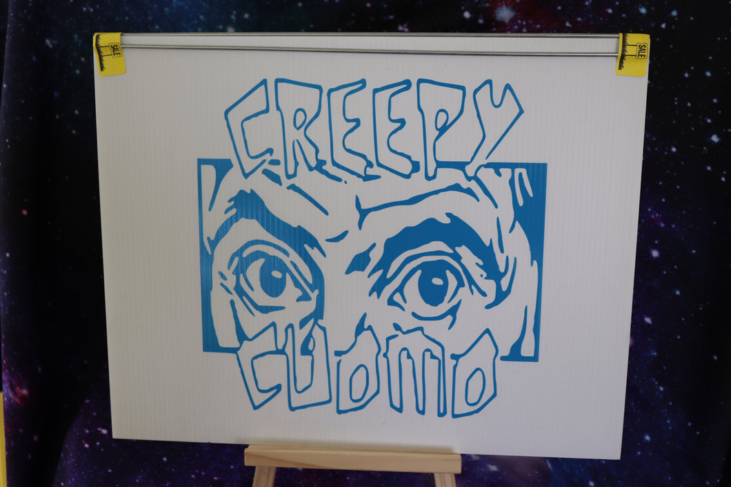 Creepy Cuomo Yard Sign