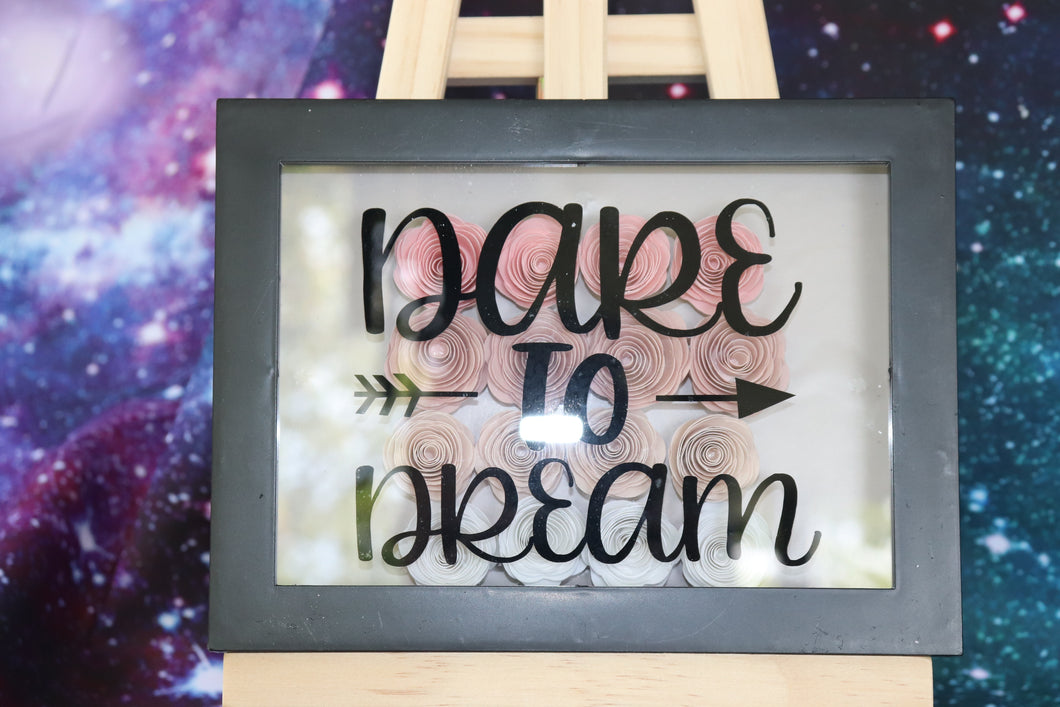 Black Frame 5x7 Shadow Box