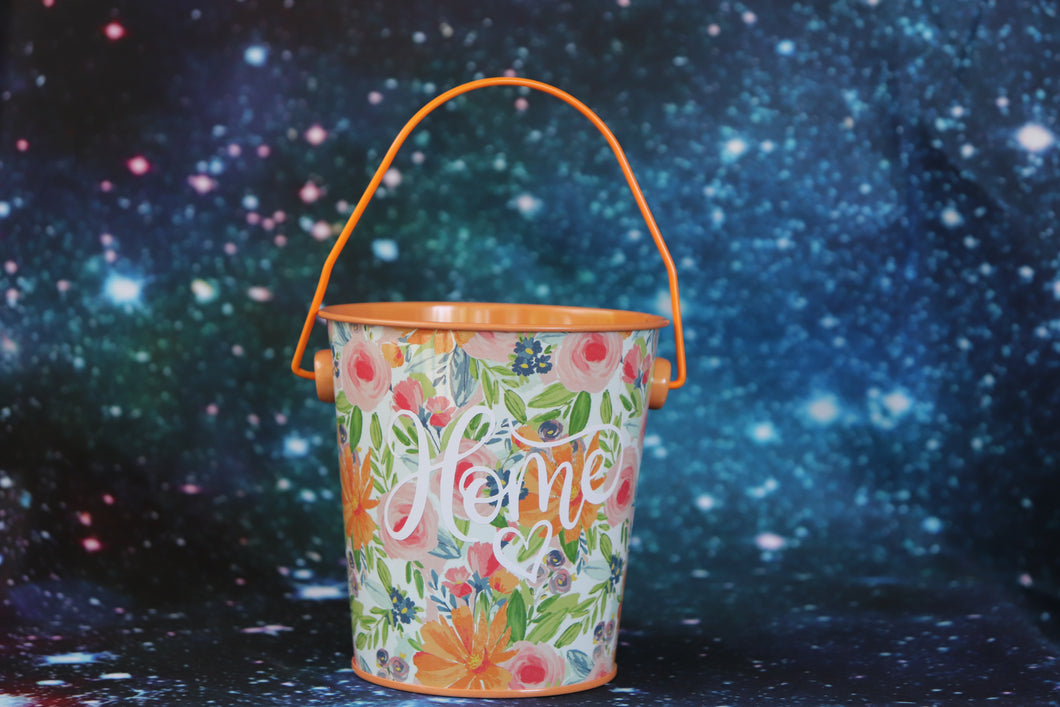 Small Floral Tin with 