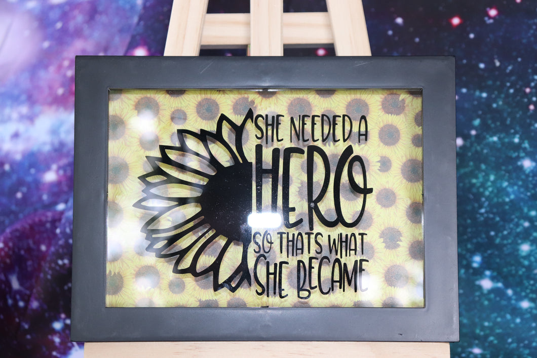 Black Frame 5x7 Shadow Box